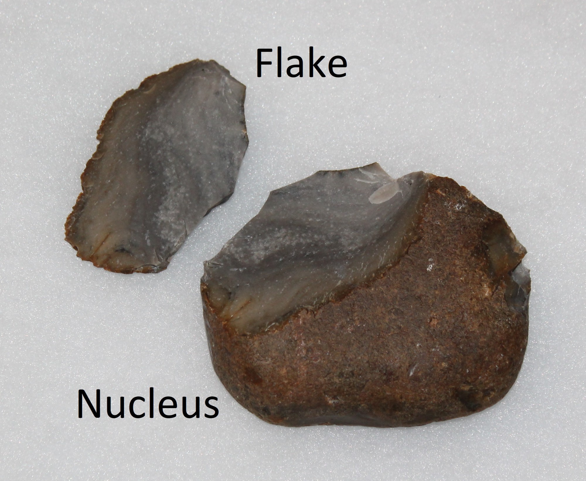 Nucleus and flake